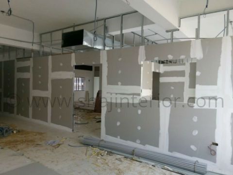 Gypsum Drywall Partition Samples