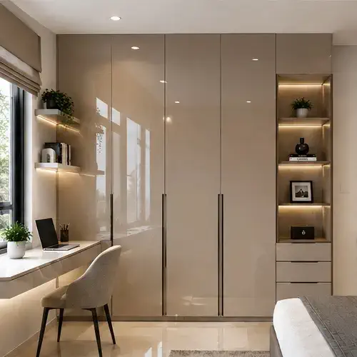 Acrylic Finish Home Interior Design Sample Image